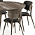 Modern Elegance Dining Set 3D model small image 3