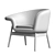 Modern Home Office Accent Chair 3D model small image 3