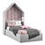 Cozy House Baby Bed 3D model small image 6