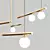 Modern ORB A Chandelier 3D model small image 1