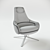 Ligne Roset Moa Armchair: Modern Comfort and Style 3D model small image 4