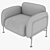 Ultimate Comfort Mega Sofa 3D model small image 4