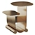 Modern Goldsmith Coffee Table | Corner Design 3D model small image 1
