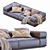 Lema Brick Lane Leather Sofa 3D model small image 7