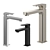 Cisal Cubic Single Lever Basin Mixer 3D model small image 1