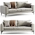 Modern Boconcept Fargo Sofa 3D model small image 1