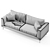 Modern Boconcept Fargo Sofa 3D model small image 5