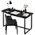 Poliform Office Desk Set - Sleek and Functional 3D model small image 2