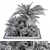 Tropical Bush Garden Set 3D model small image 5