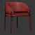 Sleek and Stylish Frank Chair by Porro 3D model small image 5