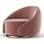 Sculptural Abbracci Armchair: A GHIDINI1961 Masterpiece 3D model small image 4