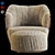 Elegant Minotti Chair: 4 Models 3D model small image 1