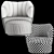 Elegant Minotti Chair: 4 Models 3D model small image 6