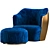 Elegant Minotti Chair: 4 Models 3D model small image 16