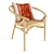 Maja Armchair: Stylish Seating with Modern Appeal 3D model small image 1