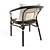 Maja Armchair: Stylish Seating with Modern Appeal 3D model small image 4