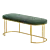 Velvet Gold Bench: Luxurious and Stylish 3D model small image 2