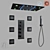  Sleek Shower System with Advanced Features 3D model small image 1