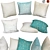 Designer Cushions | Variety 3D model small image 1