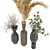 Pampas Plantset in Handmade Vase 3D model small image 2