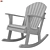 Wooden Rocking Chair: Stylish and Comfortable 3D model small image 3