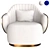 Elegant Visionnaire Adele Armchair 3D model small image 3