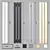 Guardo Retta 6SP Vertical Radiator Set 3D model small image 1