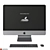 Sleek iMac PRO - Space Gray 3D model small image 1