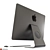 Sleek iMac PRO - Space Gray 3D model small image 5