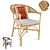 Elegant Avery Grace Armchair - 3D Max 2015 3D model small image 7