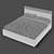 Menorca Bed: Sleek, Stylish, and Functional 3D model small image 3