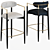 Elegant MNAMA Bar Stool 3D model small image 1