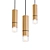 Elegant Brass Pendant Lighting 3D model small image 1