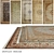 Title: DOVLET HOUSE Silk Carpets Set (5 pieces) 3D model small image 1