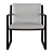 Luxury RH Vietri Lounge Chair 3D model small image 3