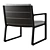 Luxury RH Vietri Lounge Chair 3D model small image 4