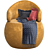 Modern Millimeter Pouf: 2014 Version 3D model small image 2