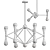 Elegant Adaman Chandelier 3D model small image 3