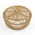 Rattan Meja Coffee Table - Stylish and Functional 3D model small image 2