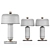 Scandinavian Style Table Lamps: Lamaptron Meet Tab & Meet Tab B 3D model small image 3