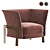 Elegant COSMO Armchair: OPERA CONTEMPORARY 3D model small image 1