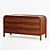 Marienne Wood 6-Drawer Dresser 3D model small image 3