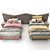 5-Piece Attached Bed Cat Set - 28 3D model small image 4