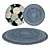 Round Rug №3: Dimensional Elegance 3D model small image 1