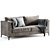 Elegant St Moritz Sofa: Timeless Comfort for Your Living Space 3D model small image 2