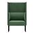 Elevate Your Comfort: Talk High-Back Armchair 3D model small image 4