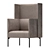 Elevate Your Comfort: Talk High-Back Armchair 3D model small image 6