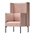 Elevate Your Comfort: Talk High-Back Armchair 3D model small image 7