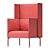 Elevate Your Comfort: Talk High-Back Armchair 3D model small image 9