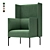 Elevate Your Comfort: Talk High-Back Armchair 3D model small image 10